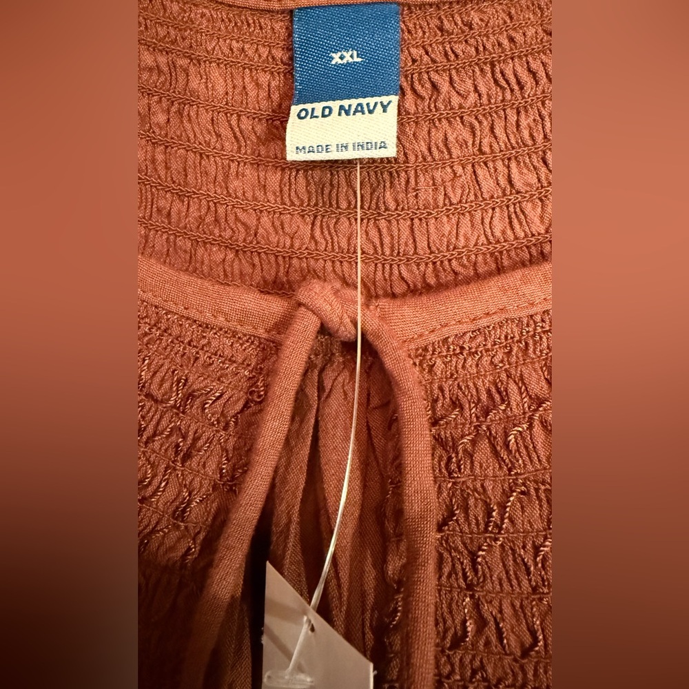 Old Navy Tiered Cinched Waist Long Sleeve Boho Dress | Sz XXL - Picture 4 of 7
